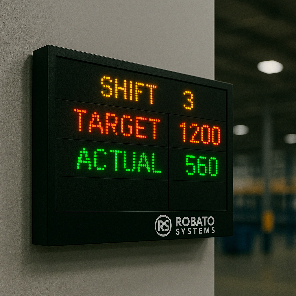 Custom Production Counter LED Display