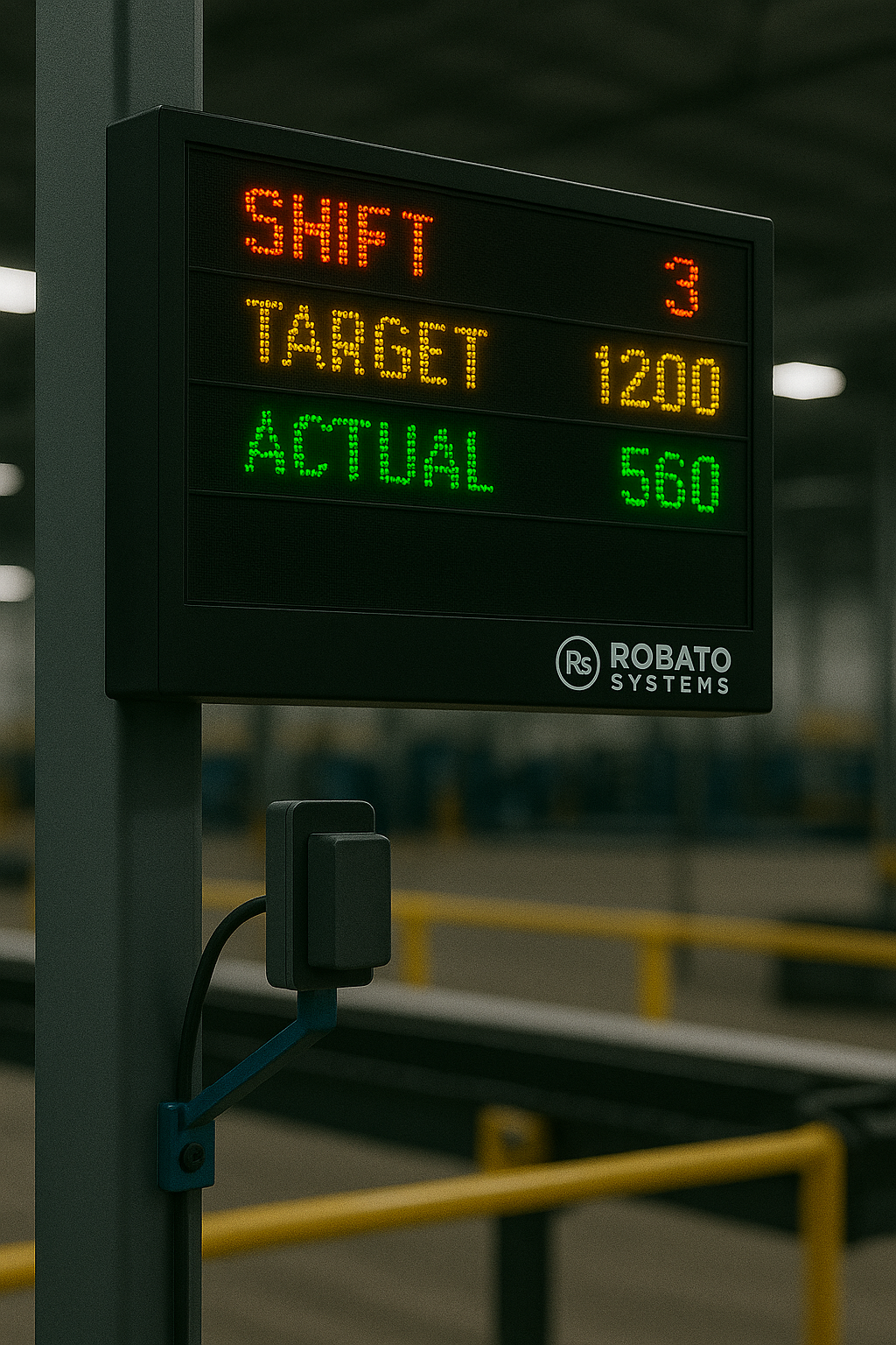 Smart LED Production Counter for Connected Manufacturing